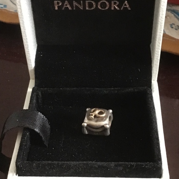 COPY - Pandora two tone wedding rings charm - Picture 2 of 10